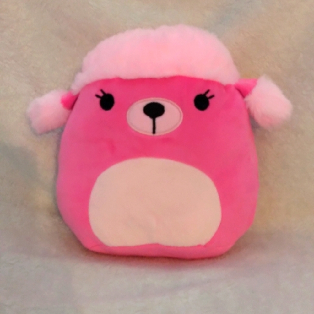 Pink poodle plush